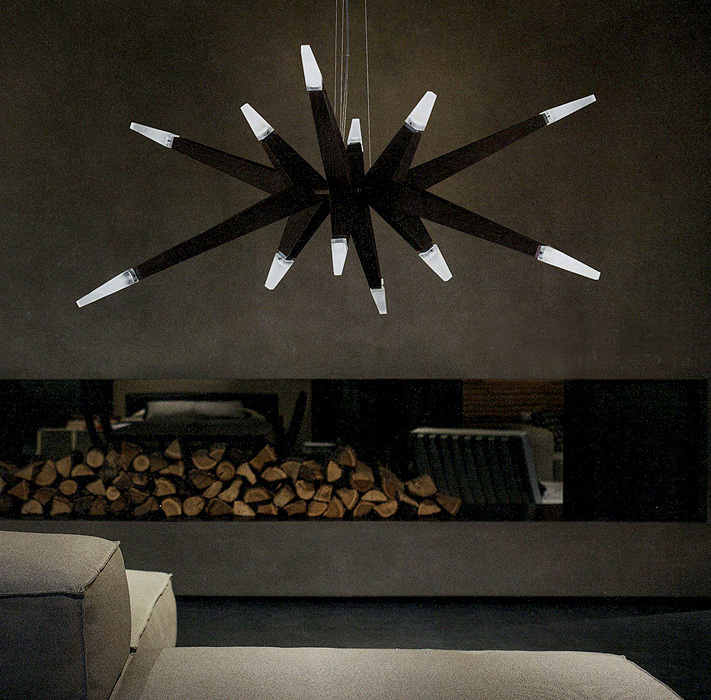 Люстра  MASIERO FLASHWOOD S12 140 Dimore - Вид №1