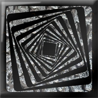 Напольная вставка Квадрат платина 6,6х6,6 Роскошная мозаика sun-id-329518