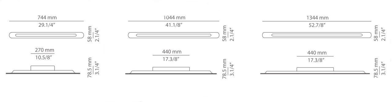 Estiluz Люминесцентная металлическая зеркальная лампа Smile A-3350a / a-3351a / a-3351a - Вид №4