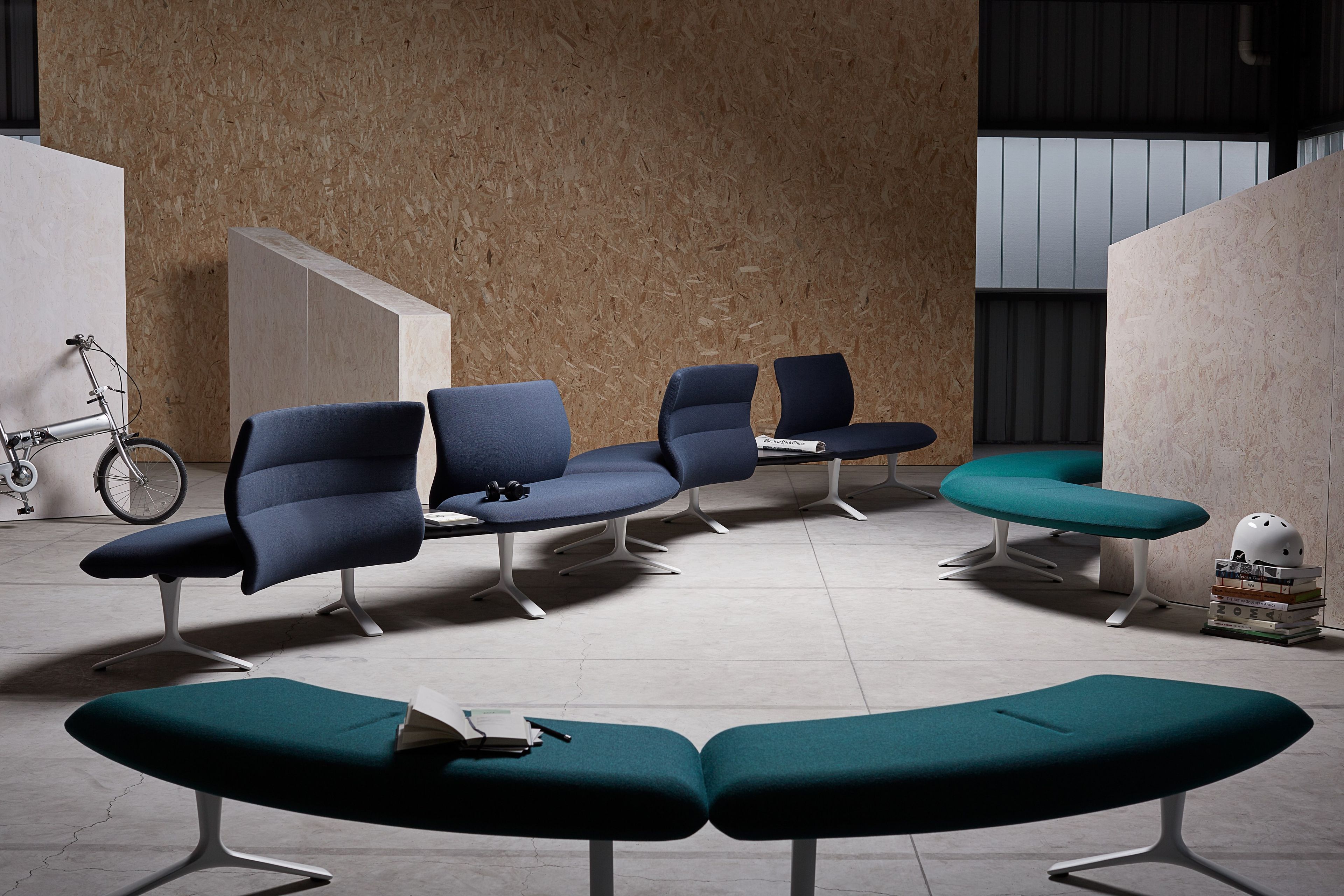 Модульная скамья из ткани без спинки VAGHI Mewa ARCH-00134179 - Вид №5