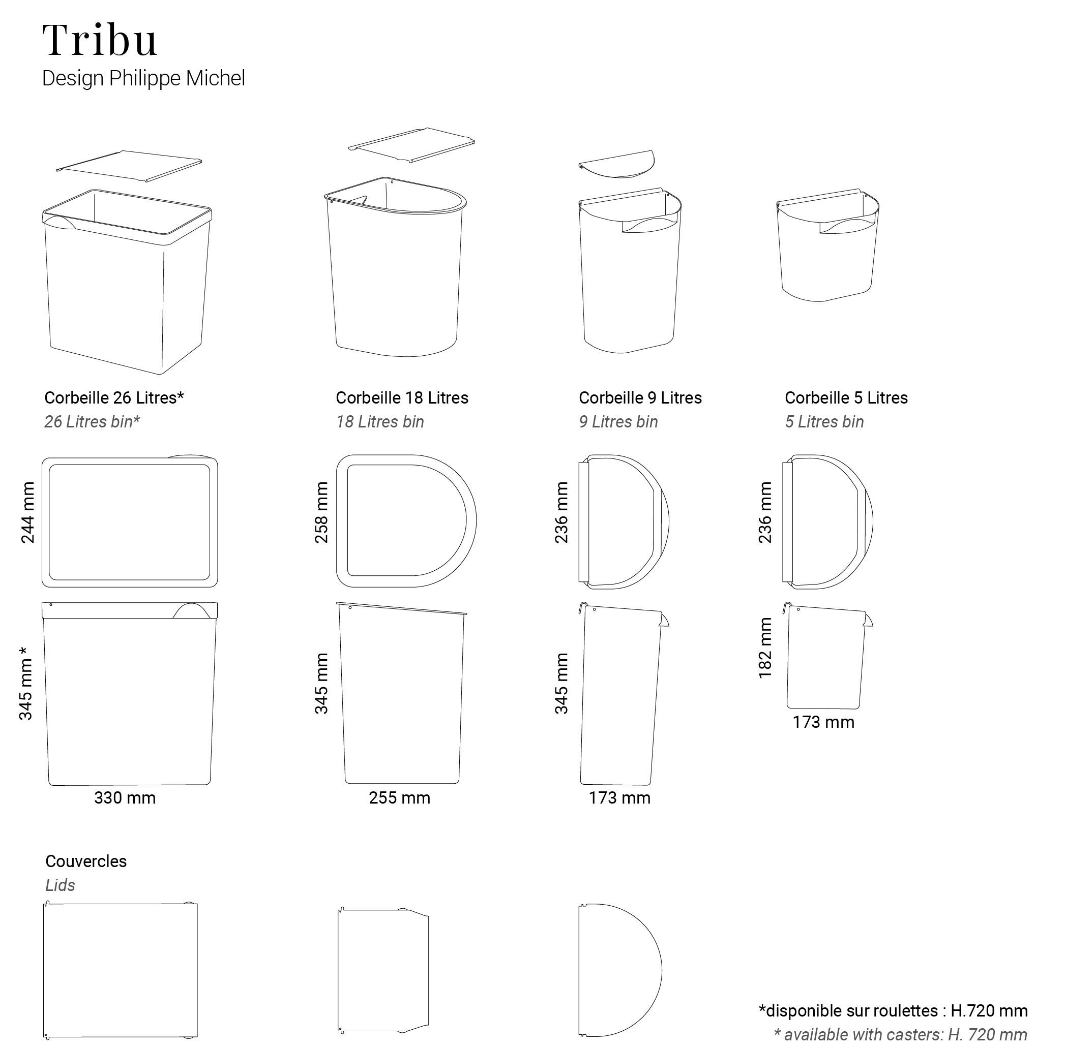 Полипропиленовые коллекторы для утилизации отходов Manade TRIBU ARCH-00032685 - Вид №15