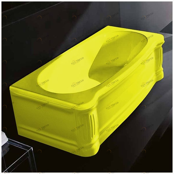 Ванна Gruppo treesse New Classic VTL-V6770-DX-Z жёлтая прямоугольная правая VTLV6770DXZ