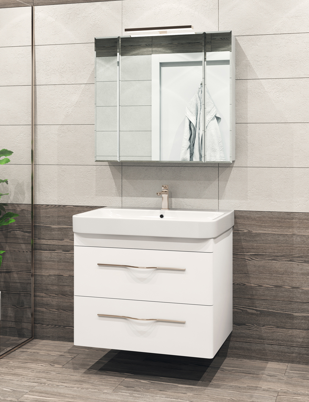 Тумба Roberta 800 графит (Олимпия)810⨉510⨉730 мм графит Santreyd sun-id-664514 - Вид №4