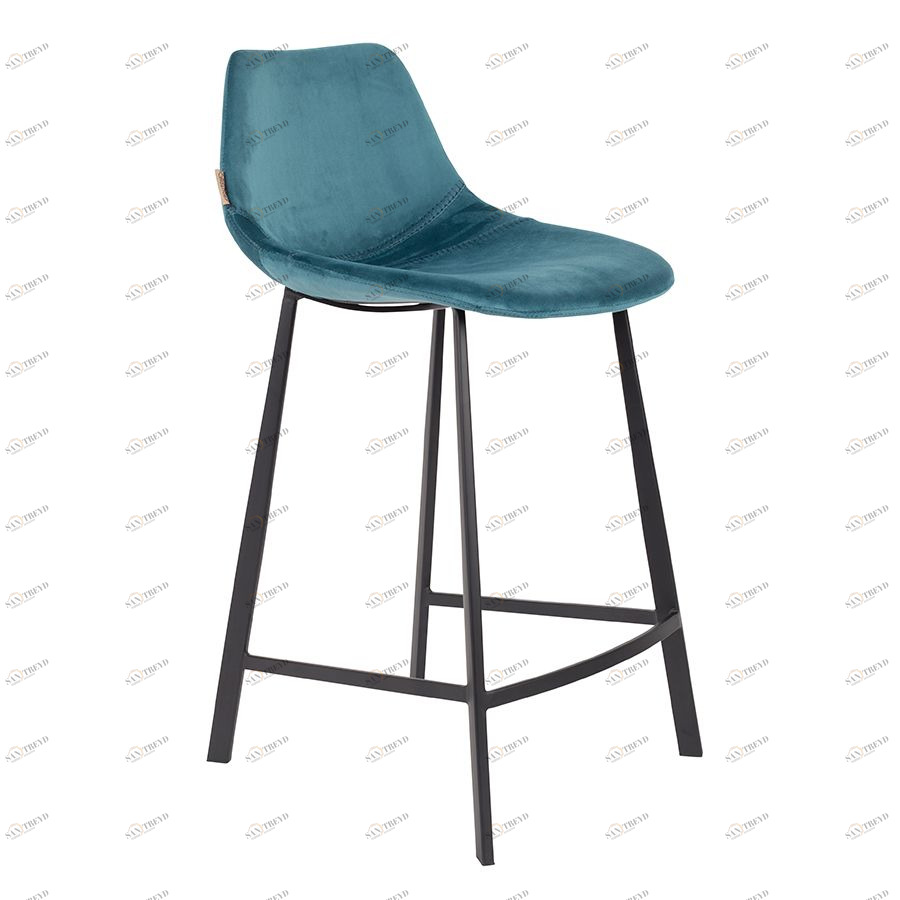 Стул высокий Franky бирюзовый Dutchbone 1500067