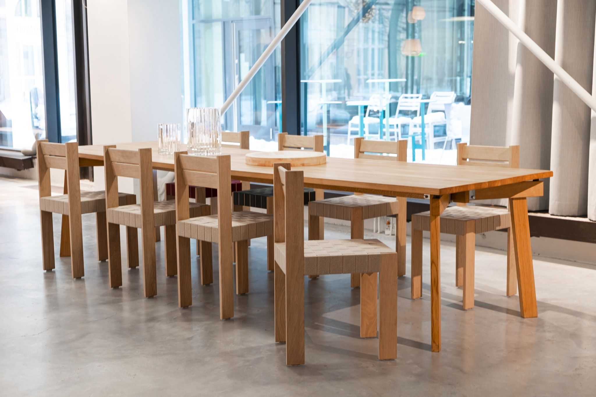 Стул из массива дерева с открытой спинкой Bla Station Momang ARCH-00008018 - Вид №8