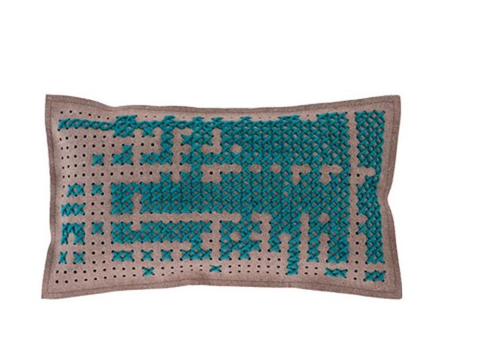 006063 Подушка Abstract зеленая 64x36 см GAN Canevas - Вид №1