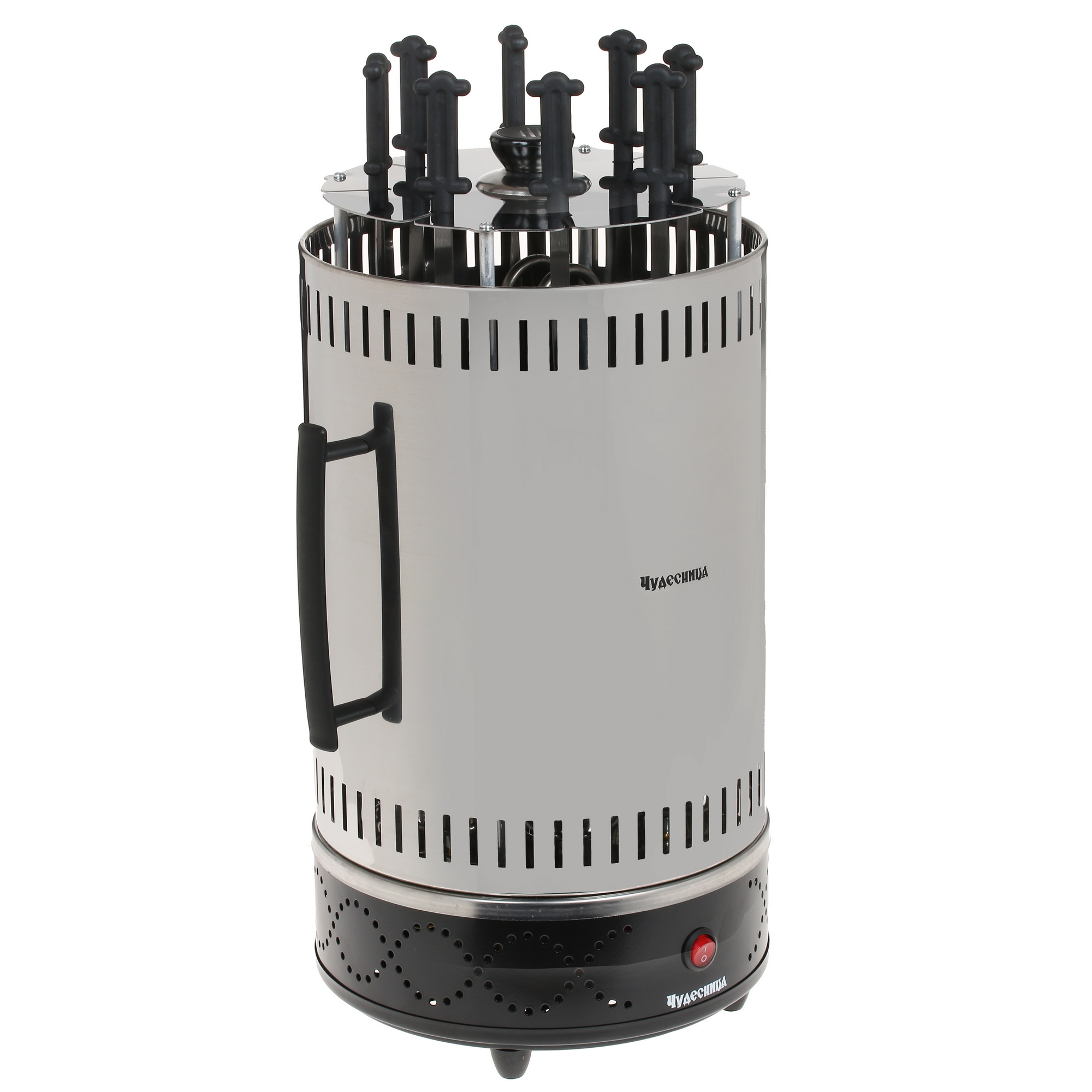 1152124 Электрошашлычница Чудесница ЭШ-1008 серебристый STDN-0000014 - Вид №1