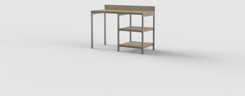 Mobilspazio Прямоугольный стол с полками для гостиниц Urban sun-id-1471606 - Вид №48