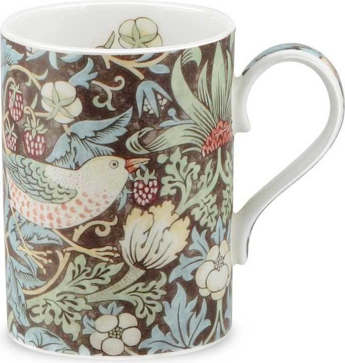 10570959 Royal Worcester Кружка Royal Worcester "Моррис и Ко.Дрозды" 350мл (коричневая) Фарфор костяной 