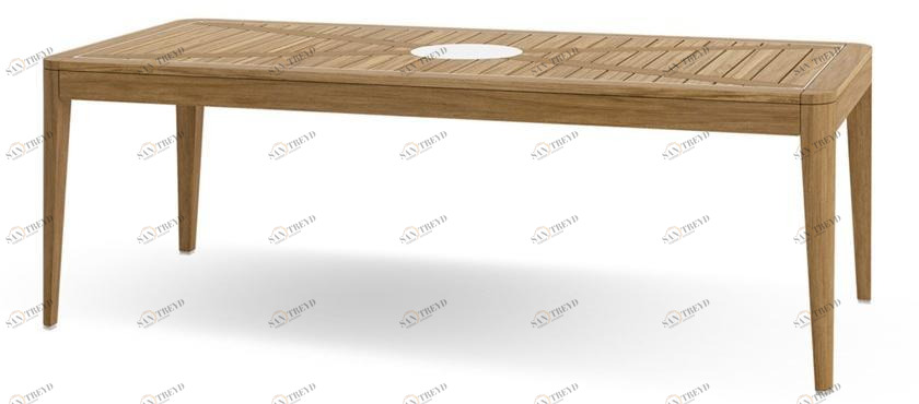 Atmosphera Прямоугольный садовый стол из тика Legend Lg.ta.tk