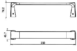 Paini Lady 89CR001 держатель для полотенец - Вид №1