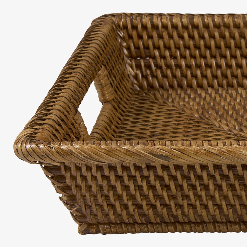RATR02 Прямоугольный поднос из ротанга Waterworks Rattan - Вид №1