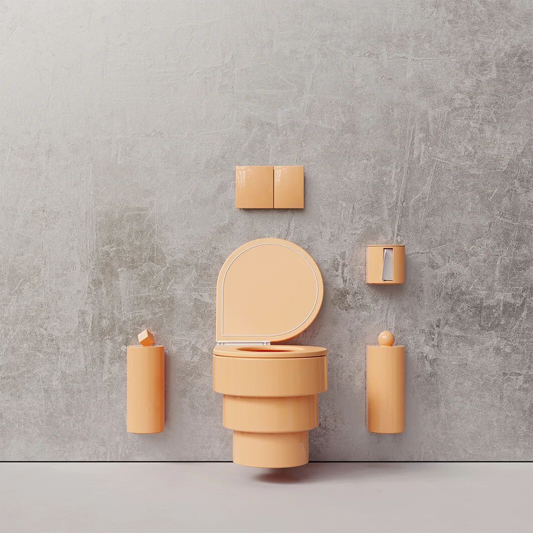 Керамический держатель рулона Trone Aura ARCH-00018768 - Вид №2