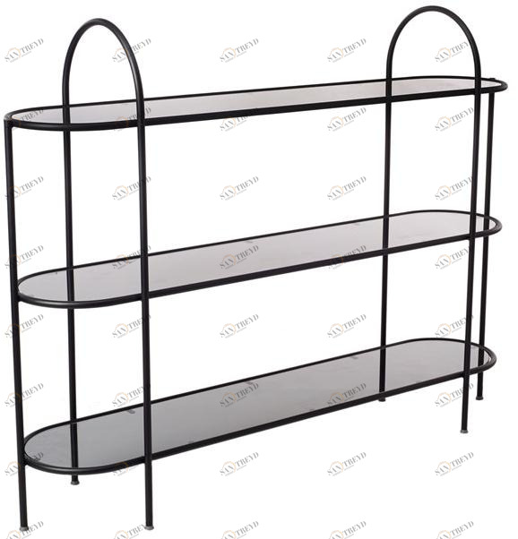 Pols Potten Прямоугольная железная консоль с полками Chiaro 300-040-013