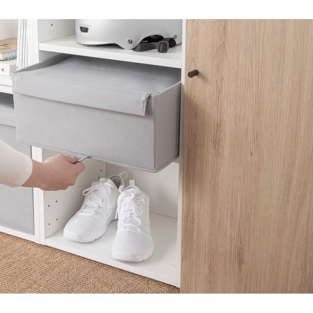 SPACEO Короб для хранения с крышкой на липучке 36x16.5x28 см 86864481 Kub STLM-1081363 - Вид №2