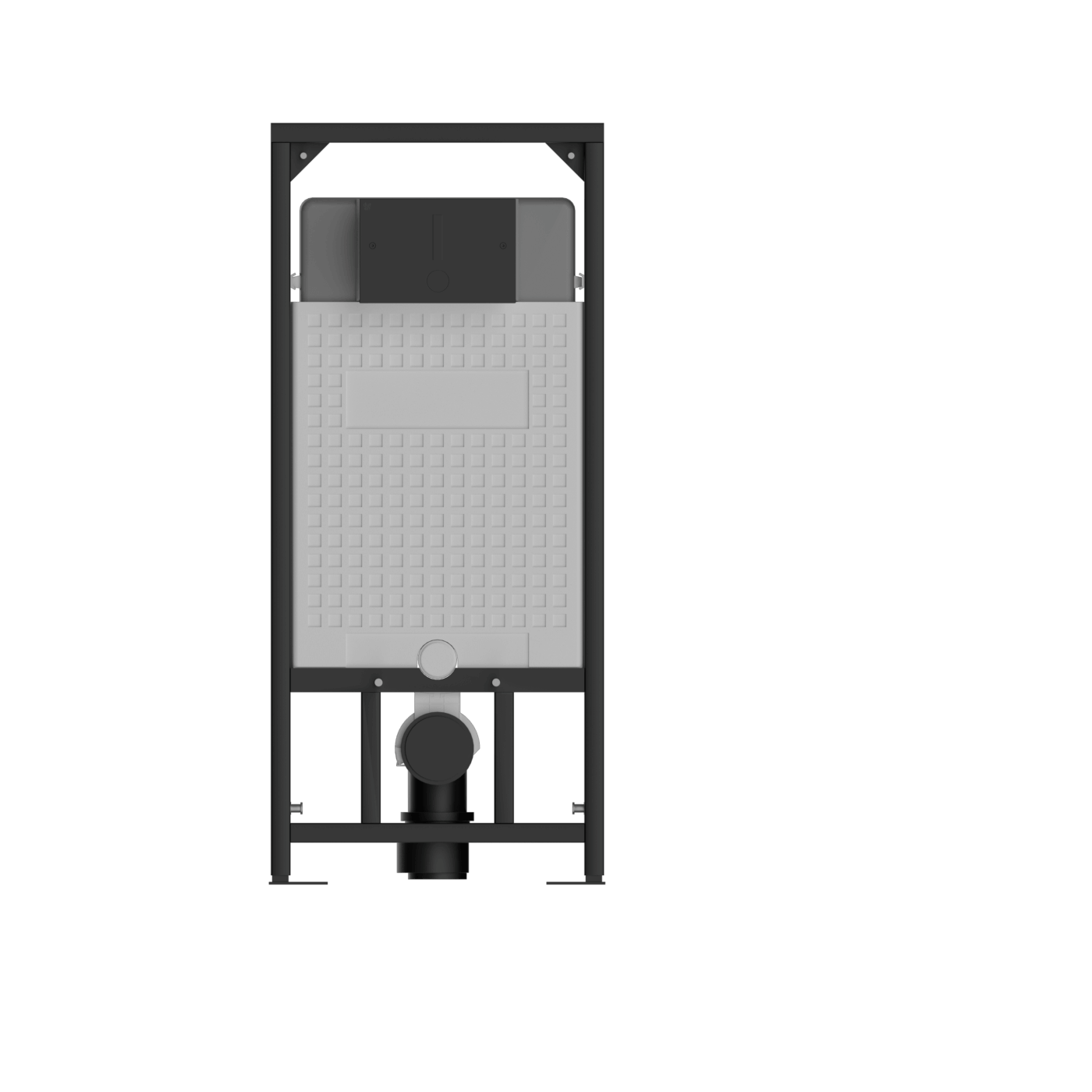 R306-N Бачок и рама для унитаза с сенсорной панелью смыва Duten  - Вид №2