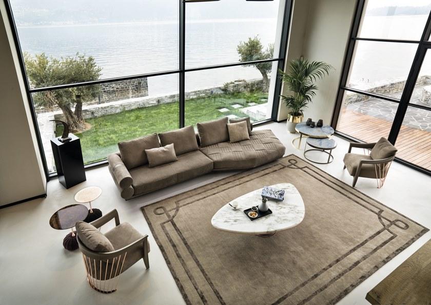 Longhi Модульный кожаный диван Loveluxe 2018 – illusion collection W 529 - Вид №2