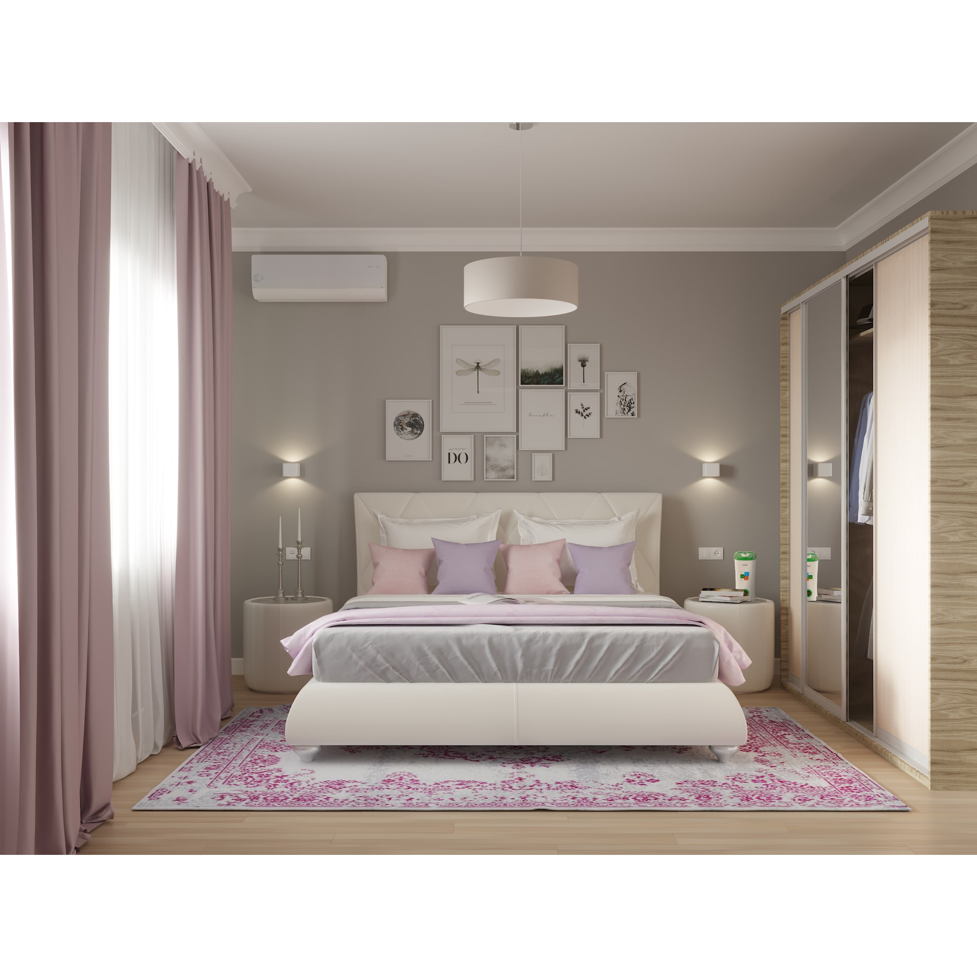 Зеркальная дверь-купе SPACEO для гардеробной и шкафов 18817799 STLM-0012957 - Вид №1