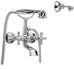 Rubinetteria Giulini Смеситель для ванны настенный с ручным душем на 3 отверстия Lotus - vienna F0501