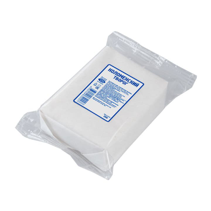 Творог Коломенский 9% Коломенское молоко 200 г БЗМЖ Пергамент Santreyd 6117