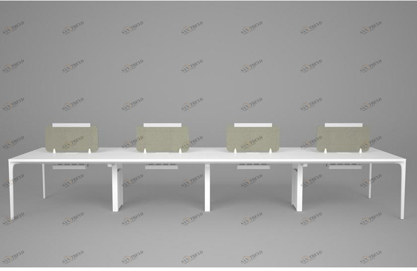 Grado Design Несколько рабочих станций с разделительными панелями Dada table Dad-tb-04