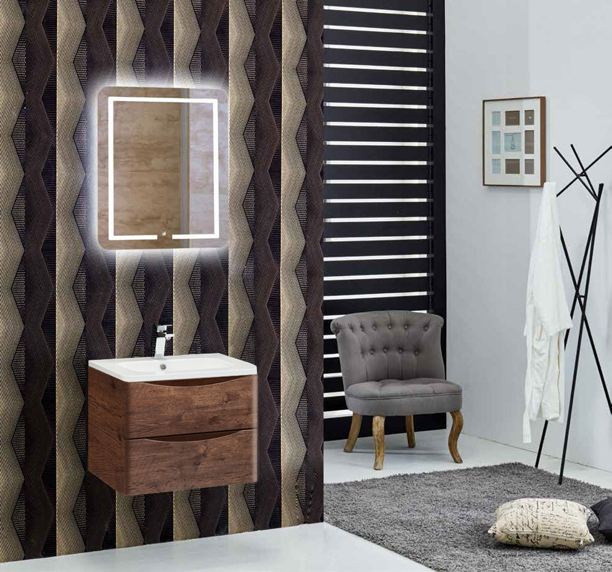 VMC-1R600RW База под раковину Vincea Roberta Santreyd - Вид №1