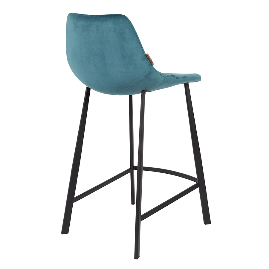 Стул высокий Franky бирюзовый Dutchbone 1500067 - Вид №4