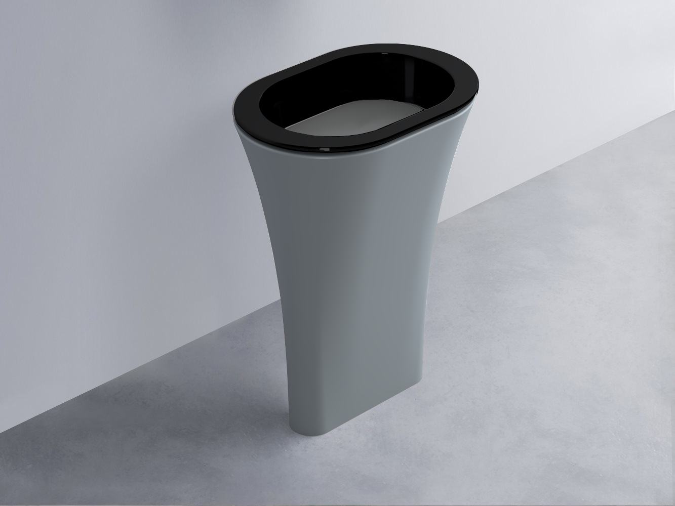 AMLA65-N+AMPILO-CM+AMCOLO-BR Раковина Amedeo Ovale отдельностоящая cielo Enjoy + Amedeo Ceramica Cielo