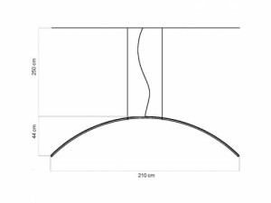 Алюминиевый светодиодный подвесной светильник