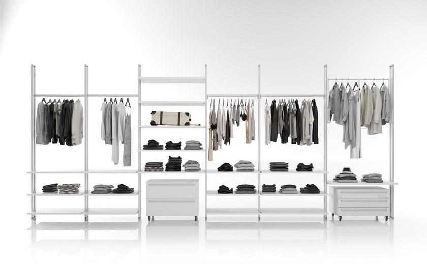 De Rosso Гардеробная со сверхлегкими раздвижными дверцами на заказ Aliante system sun-id-1402329 - Вид №8