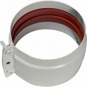 Адаптер соединительный STOUT с хомутом для дымохода DN 80