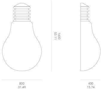 Eden Design Настенный светильник из полиэтилена °so1 sun-id-1388976 - Вид №2
