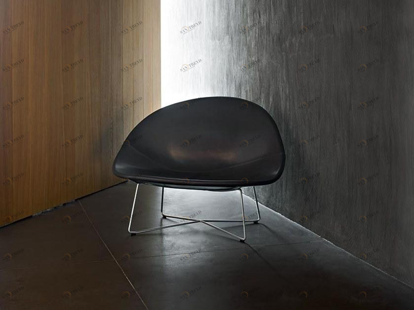 Tacchini Кожаное кресло sun-id-1444596