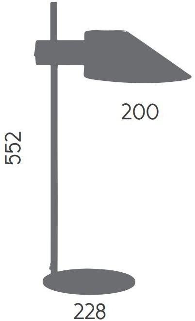 Aromas del Campo Регулируемая металлическая настольная лампа прямого света Cohen S1122  - Вид №2