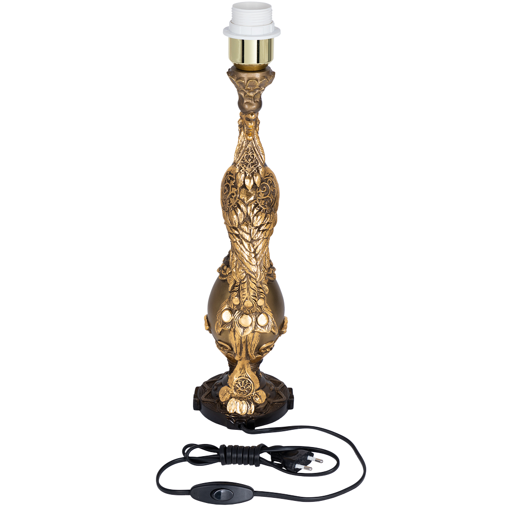 32081,34051 Настольная лампа Павлин Маргарита Персик BOGACHO 4627138210871, 4627138151662 - Вид №4