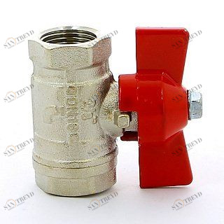 Кран шаровый ITAP 3/8'' ВВ бабочка IDEAL 09238