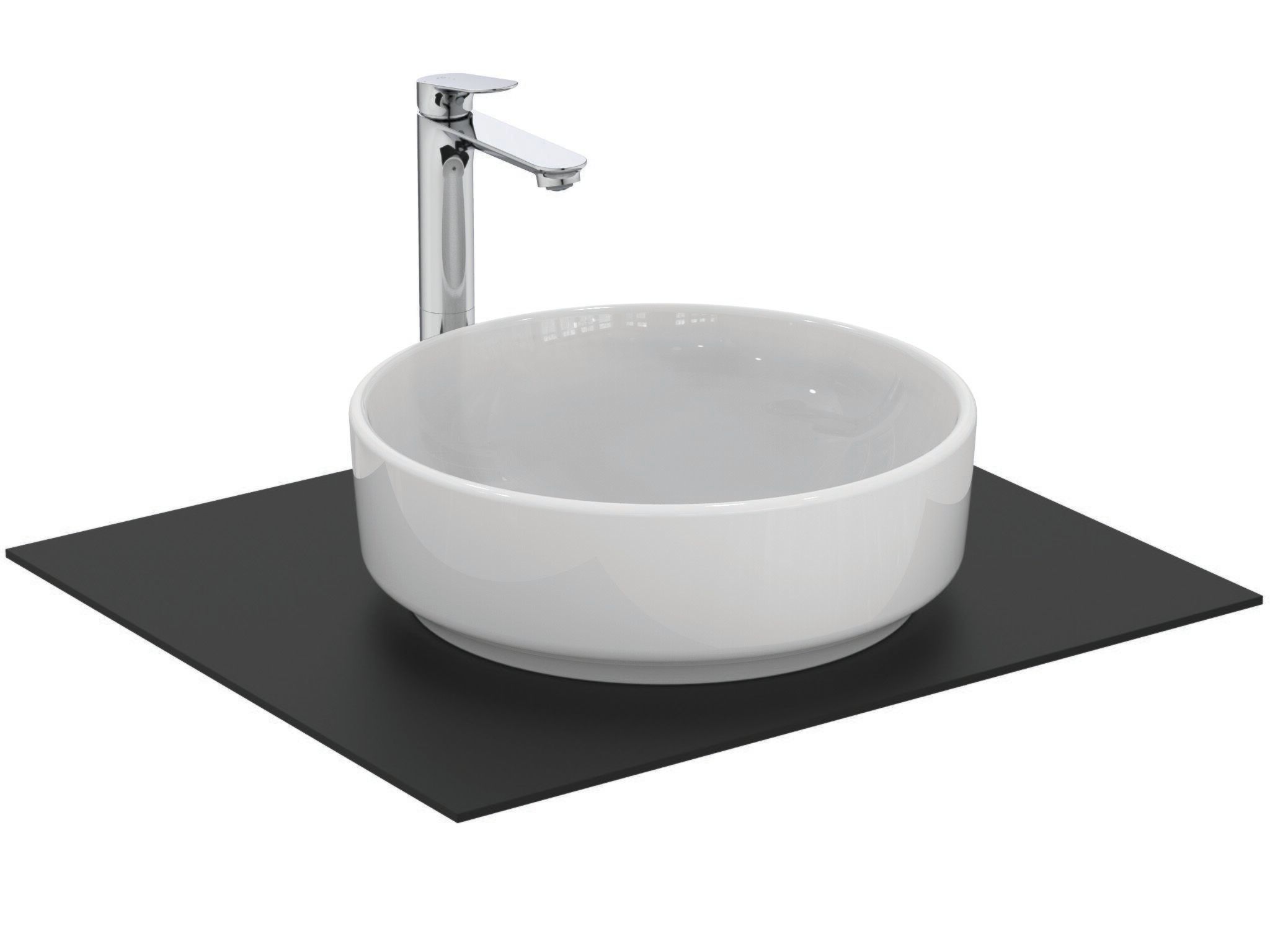 Керамическая столешница круглый умывальник Ideal Standard I. life O ARCH-00111790