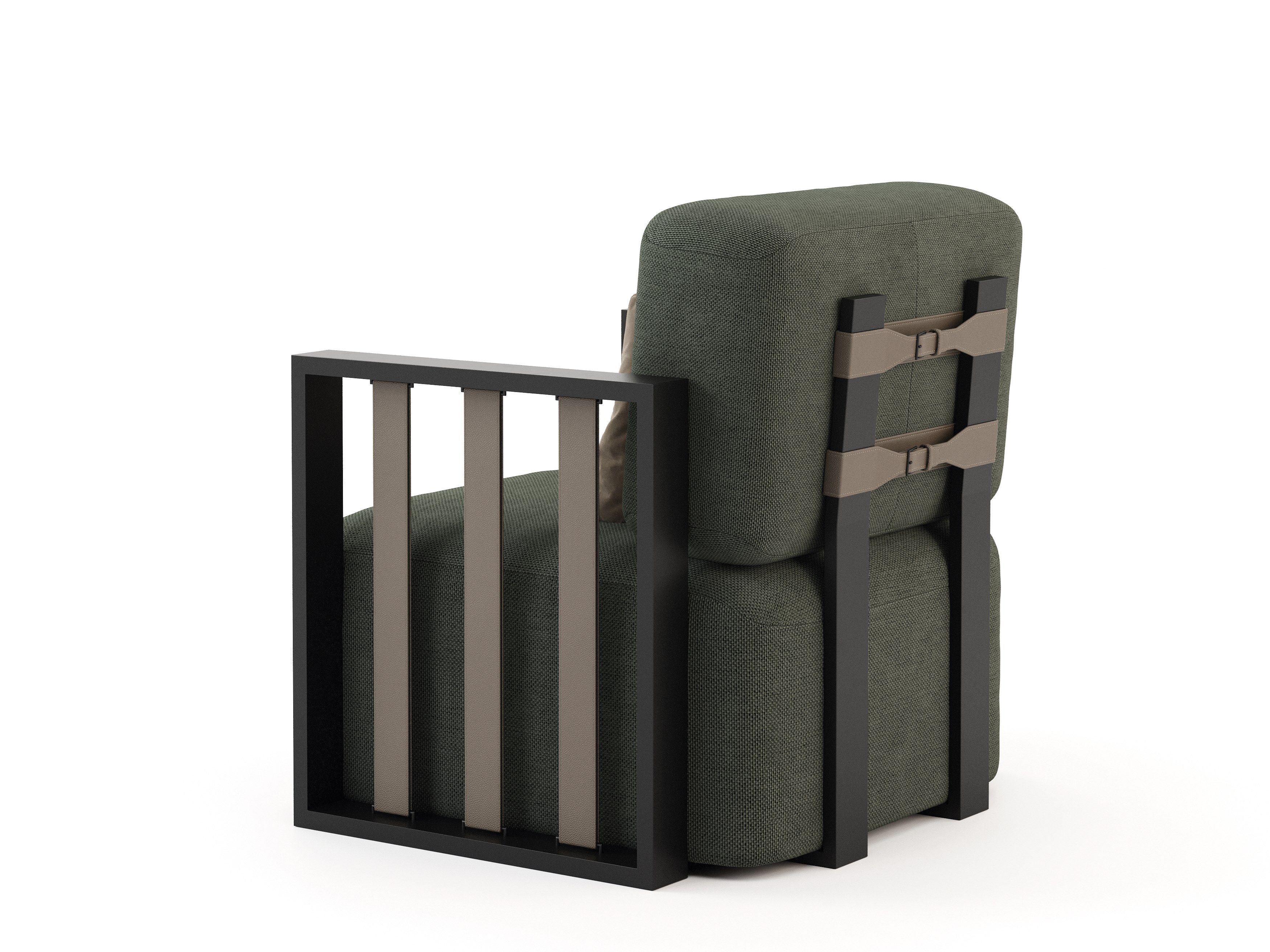 Тканевое кресло с подлокотниками Stylish Club His &amp ARCH-00119690 - Вид №2