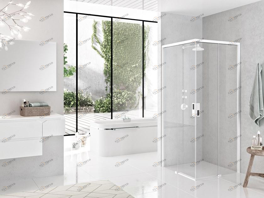 NOVELLINI Душевой уголок угловой с раздвижной дверцей Opera sun-id-1422869