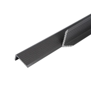 Уголок торцевой для террасной доски T-Decks 35x70x4000 мм ДПК цвет серый