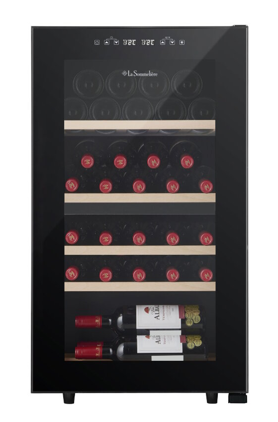 9034343 Винный шкаф LaSommeliere SLS32DZBLACK черный STDN-0107253 - Вид №2