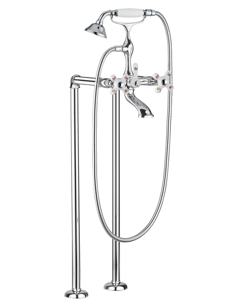 4001/40/26 Bellosta Rubinetterie ВАННАЯ ГРУППА С НАПОЛЬНЫМ ФИТИНГОМ 