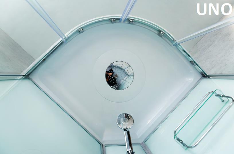 ДУШЕВАЯ КАБИНА BELBAGNO UNO-CAB-R-2-90-C-Cr-TOP - Вид №2