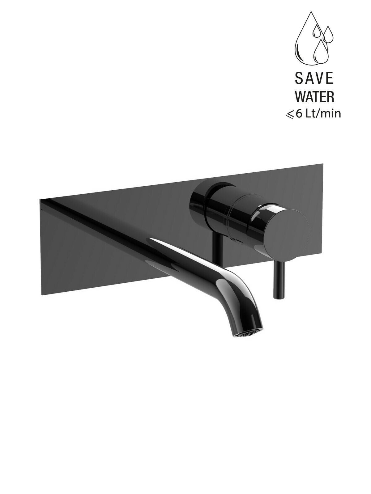 Настенный однорычажный смеситель для раковины с ограничителем расхода Rubinetterie Frattini Pepe XL ARCH-00076573 - Вид №53