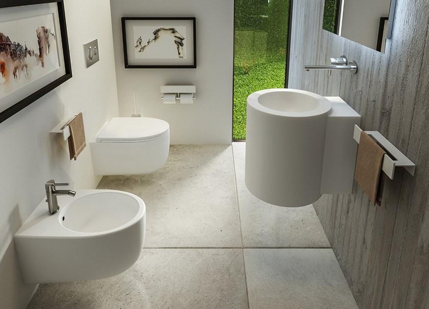 Ht 1-2 Подвесная раковина настенная овальная MOMA Design  белая  - Вид №1