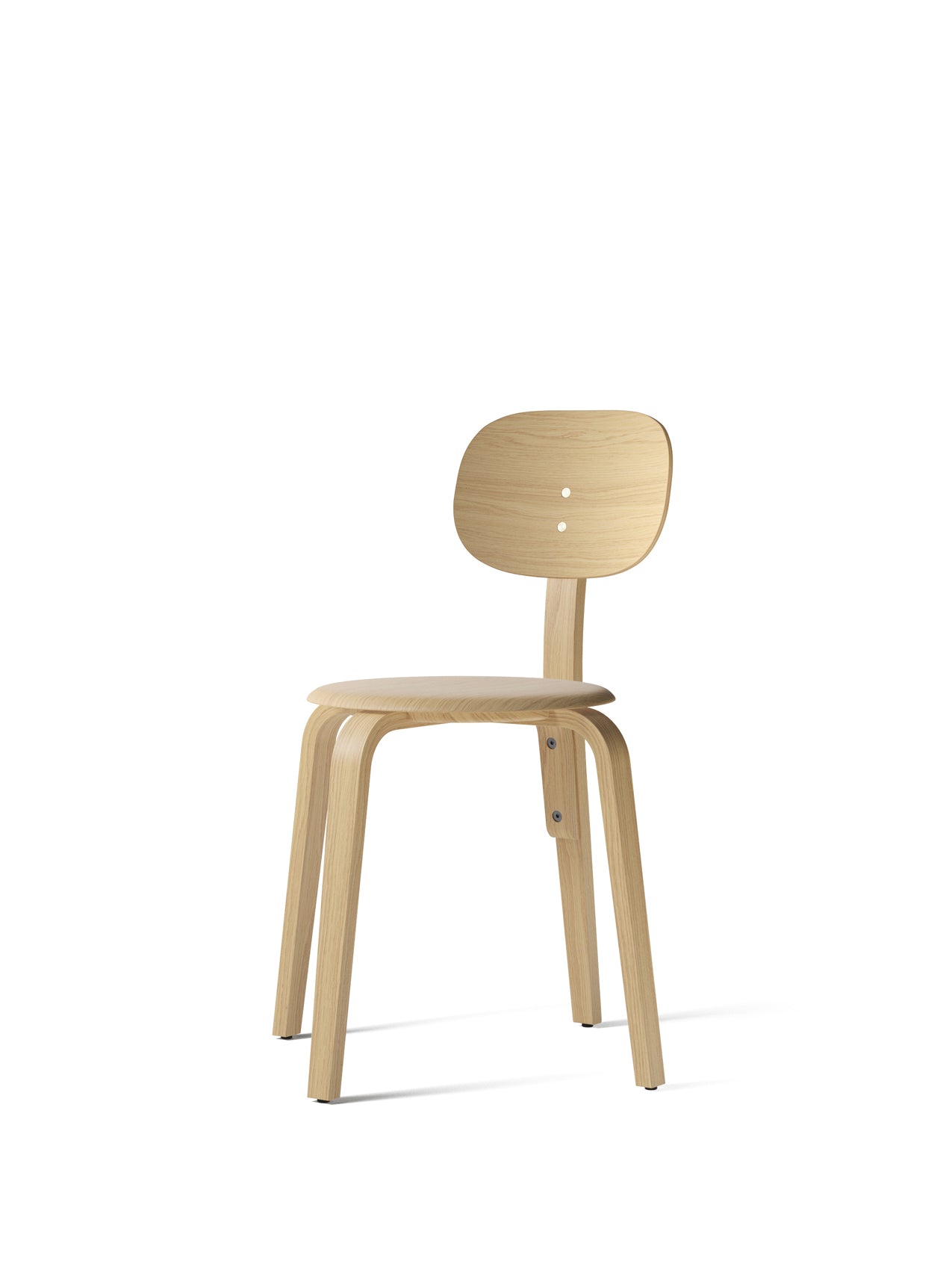 5709262043019 Afteroom Plus, Обеденный стул на деревянной основе, обитый LuceLight  - Вид №10