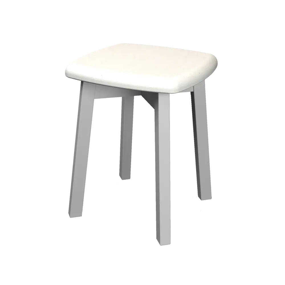 Каркас для табурета Гавр Delinia 33x33x41.5 см 42 см дерево цвет белый 83697033 STLM-2063073  - Вид №5