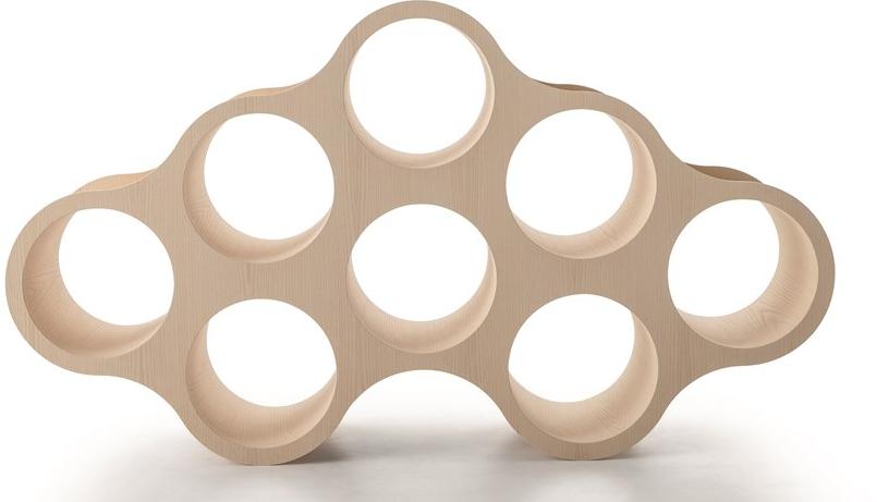 Cappellini Модульный двухсторонний стеллаж из фанеры Cloud C5w1 - Вид №1
