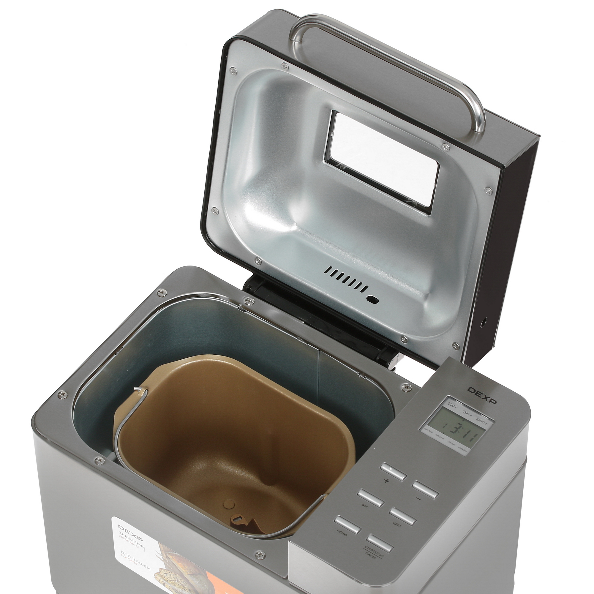 5419364 Хлебопечь DEXP BRM-M617 серебристый STDN-0140042 - Вид №4