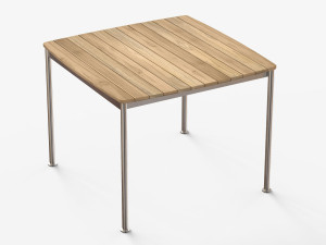 Квадратный стол из тикового дерева